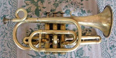 Rare 1880's French Cornet