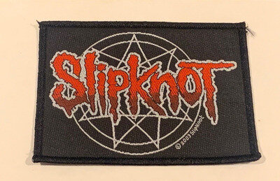 Vintage SLIPKNOT Patch from 2003 unused 10cm x 7cm