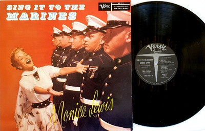 Monica Lewis–Sing It To The Marines Vinyl LP-1992 Verve Records Japan POJJ-1535