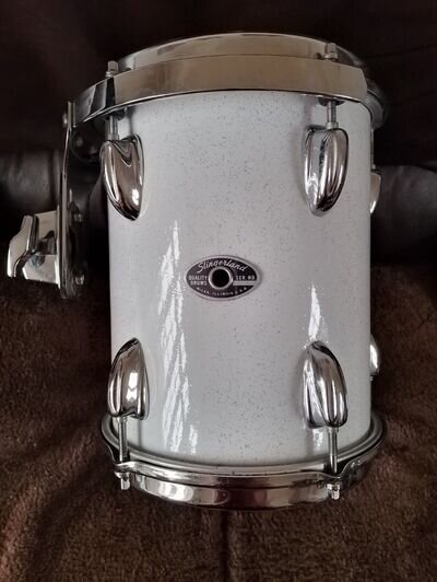 Vintage Slingerland 8" (Dia) X 10"(Depth) Undrilled Tom Drum Complete With Rims