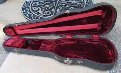 Lifton Old Wooden Violin Carry Case Red Interior Antique Built Like A Fortress