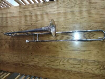 Vintage Boosey & Hawkes Tenor Trombone With Mouthpiece & Original Case