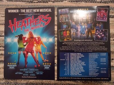 Heather The Musical Uk Tour Glossy Flyer A5 Size