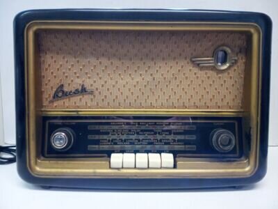 Vintage Bush VHF61 Valve Radio VHF/MW/LW Bakelite