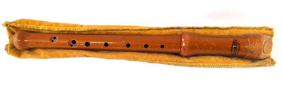 Johannes Adler Wooden Recorder Handmade In Germany Vintage Musical Instrument