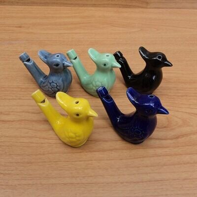 Ceramic Bird Whistle Novelty Whistle Water Warbler Vintage Style Child Simple