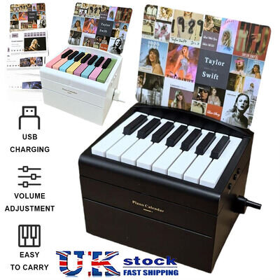 2025 Taylor Swift Piano Calendar w/Music Sheets Toy Piano Musical Instrument New