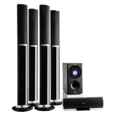 Home Cinema System 5.1 Bluetooth Speaker Surround Sound System 145 W USB SD AUX