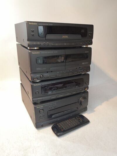 TECHNICS SA-CH550 Hi-Fi Amp SL-CH550 CD SH-CH550 Tuner RS-CH550 & Remote PHONO