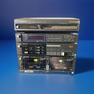 technics Vintage hi fi stack system With Linear Deck