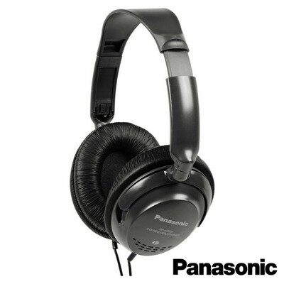 PANASONIC RPHT225 MONITOR ON-EAR HEADPHONES W/ IN-LINE VOLUME CONTROL 3M CABLE