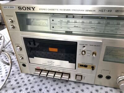 Vintage Sony Stereo Music System HST-39A