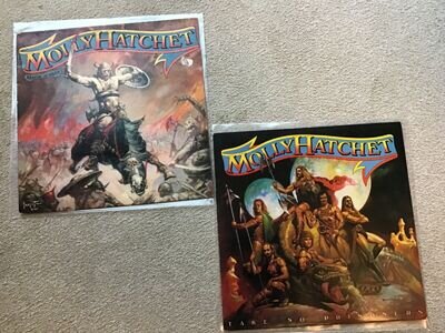 MOLLY HATCHET Vinyl Rock LP Records x2 U.K Releases