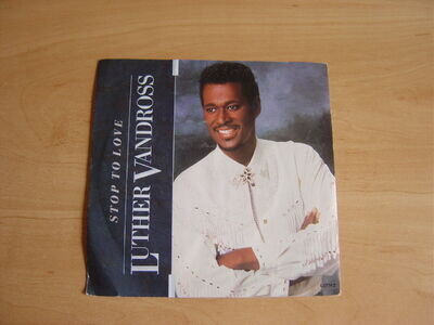 Luther Vandross: Stop To Love 7": 1986 UK Release: Picture Sleeve