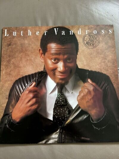 LUTHER VANDROSS NEVER TOO MUCH VINYL LP 1981 SOUL FUNK