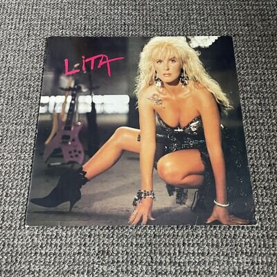 Lita Ford – Lita Vinyl Record FIRST UK/EU Pressing BLACK 1988 The Runaways