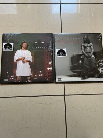 LIL WAYNE Tha Carter I +II - LTD EDT Lenticular Cover Issue - 2 X VINYL - NEW