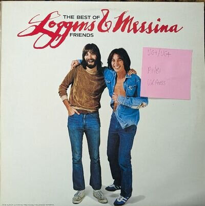 Kenny Loggins & Messina The Best Of Friends Vinyl Record VG+/VG+ CBS81692 1976