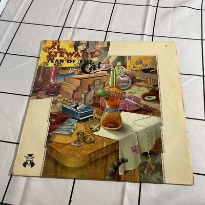 AL STEWART - YEAR OF THE CAT VINYL LP RECORD in GOOD+ CONDITION.