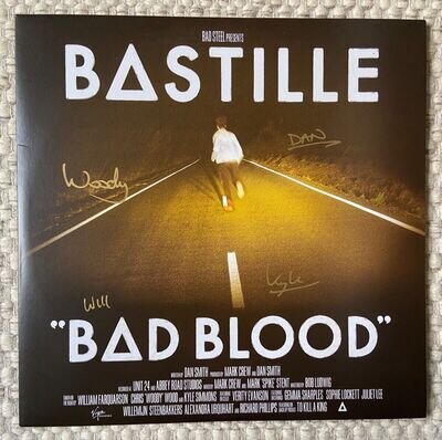 Bastille Bad Blood Limited Edition Vinyl. Signed! One of only 1000 copies. Rare