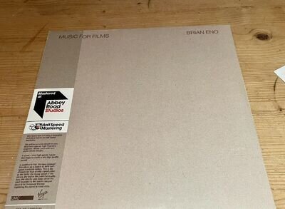 Brian Eno Music for Films, Double Vinyk half-speed Abbey Road, new sealed