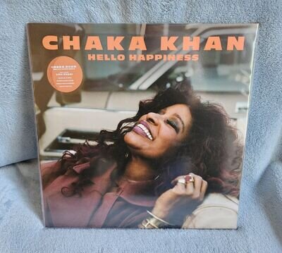 CHAKA KHAN, HELLO HAPPINESS, 12" LP ALBUM, EUROPE 2019 (NEW)