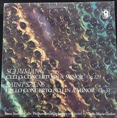 Camille Saint-Saëns, Robert Schumann Played By Janos Starker With Philharmoni...