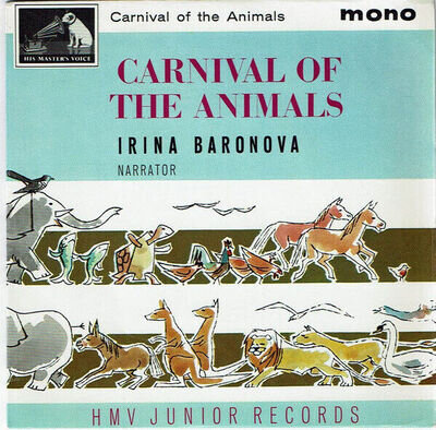 Camille Saint-Saëns, Irina Baronova - Carnival Of The Animals (7", EP, )