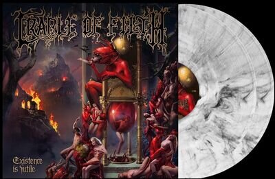 Cradle Of Filth - Existence Is Futile - Black/White Marbled Vinyl LP Ltd 400 USA