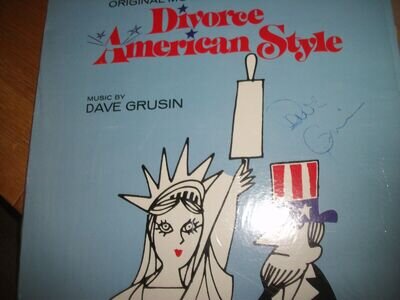 DAVE GRUSIN DIVORCE AMERICAN STYLE SIGNED LP