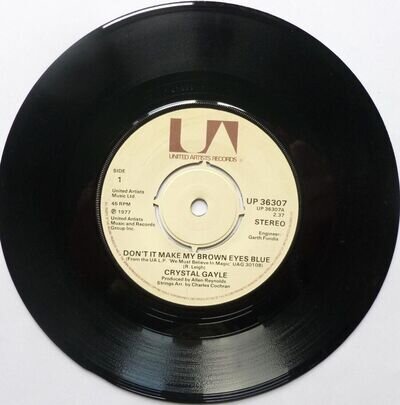 Crystal Gayle Don't It Make My Brown Eyes Blue 7" United Artists UP36307 EX 1977