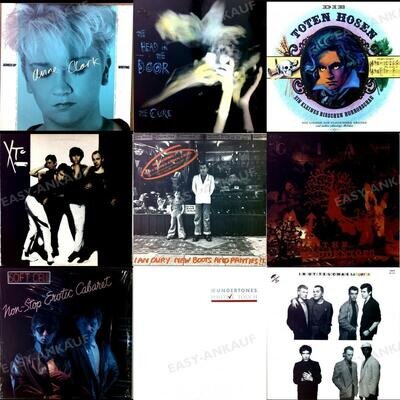 Punk/Wave/Goth Vinyl Bundle Vol. 9: 9x LP Die Toten Hosen, The Cure, ... .