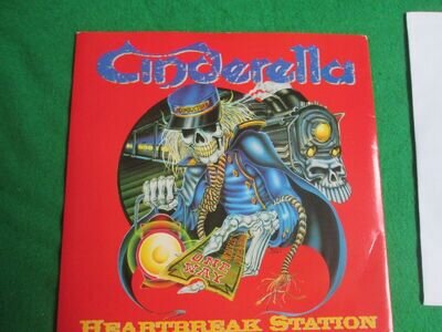 CINDERELLA - HEARTBREAK STATION - VERTIGO VER 53 - 1990 - 7" VINYL SINGLE