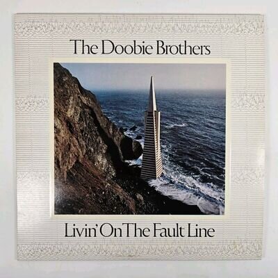 Doobie Brothers Livin On The Fault Line Vinyl 12" LP Record Warner Bros 1977 EX