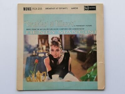 HENRY MANCINI BREAKFAST AT TIFFANYS AUDREY HEPBURN 1961 UK EP