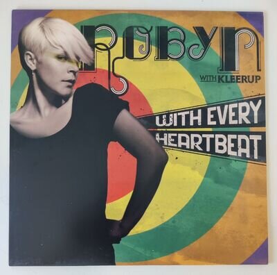 ROBYN with KLEERUP - 2007 -"WITH EVERY HEARTBEAT" - *12" SINGLE* - *EX/EX*