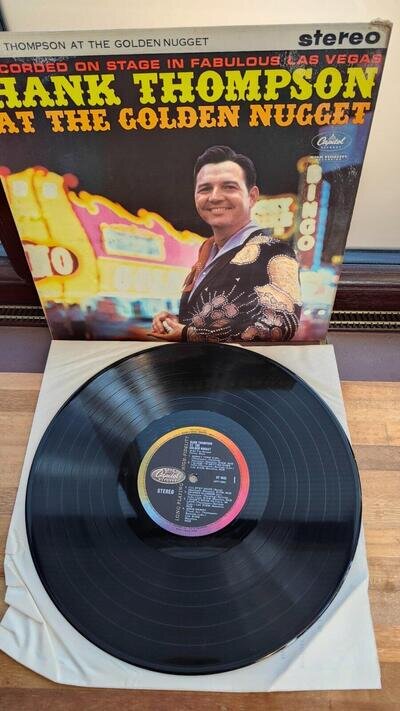 HANK THOMPSON AT THE GOLDEN NUGGET VINYL LP ST 1632 STEREO