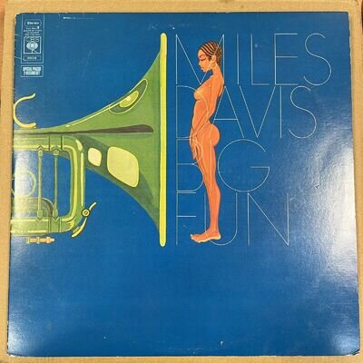 MILES DAVIS - BIG FUN - UK STEREO CBS GATEFOLD 2xLP - 88024