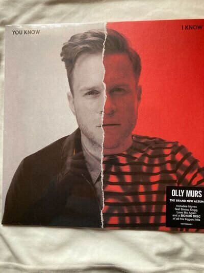 OLLY MURS - YOU KNOW, NEW & SEALED VINYL LP + BONUS CD