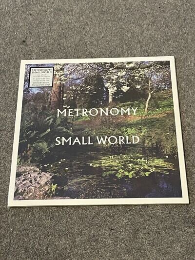 METRONOMY - SMALL WORLD - LTD CLEAR VINYL LP NEW SEALED v minor damage