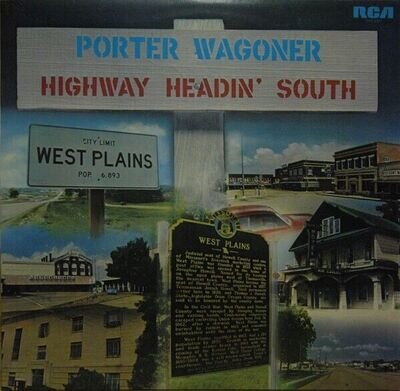 Porter Wagoner. Highway Headin' South LP. RCA LSA 3201. 1974 FREE UK POST