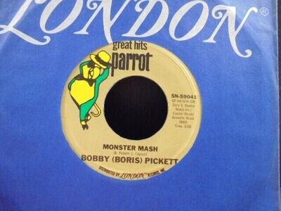 BOBBY [BORIS]PICKETT" MONSTER MASH " USA PARROT NEAR MINT COND.