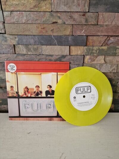 Pulp Common People - First Time On Vinyl 7'' YELLOW.