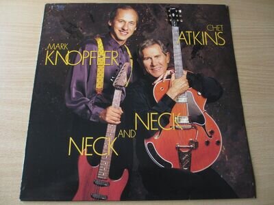 Mark Knopfler Chet Atkins-Neck and Neck-Vinyl LP-VG+/VG+