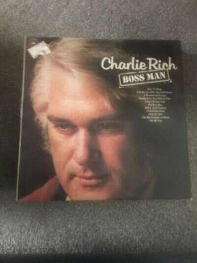 CHARLIE RICH - BOSS MAN 1972 VINYL LP. EPC 80143