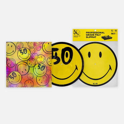 Smiley x André Saraiva 12on 12 deluxe edition LP slipmat David Guetta RRP $170