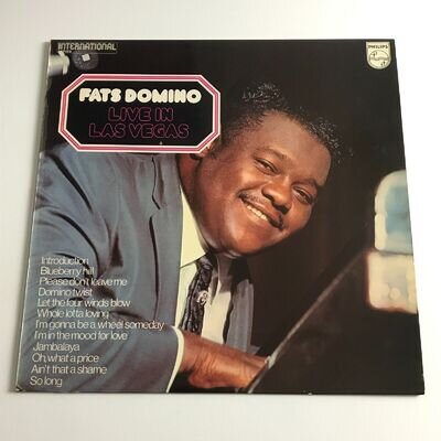 Fats Domino - Live In Las Vegas LP Vinyl Record - 6336 217