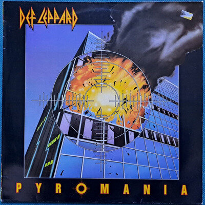 DEF LEPPARD - PYROMANIA - 12" VINYL LP RECORD ALBUM - NEAR MINT