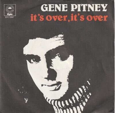 GENE PITNEY IT'S OVER, IT'S OVER ITALIAN ISSUE LOVELY COPY