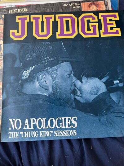 Judge ‎– No Apologies (The Chung King Sessions) 12 1992 Nyhc Revelation Recs